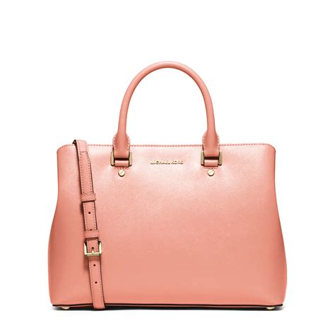 michael kors savannah pink|michael kors savannah large satchel.